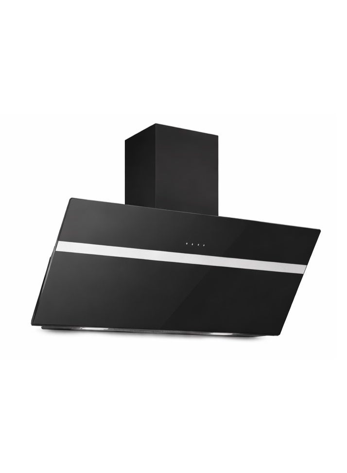 Simfer Decorative 90 cm black glass Hood - 650 motor - 3 speeds - LED lights - Carbon Filter -BH90D01 - Image 4